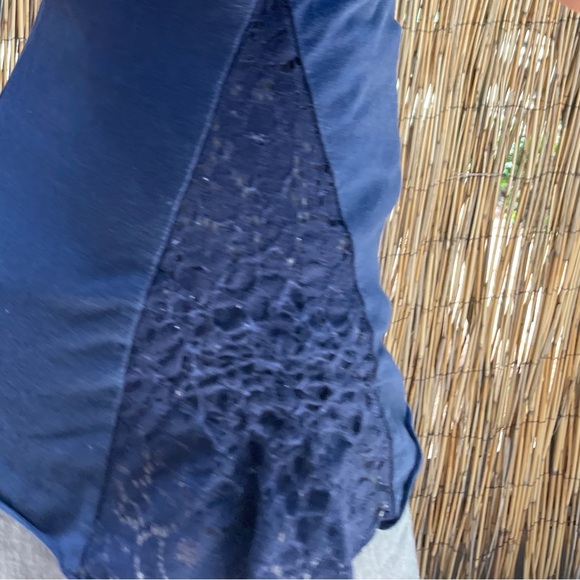 Xylem Organic Indigo Lacey Top S - Picture 4 of 8